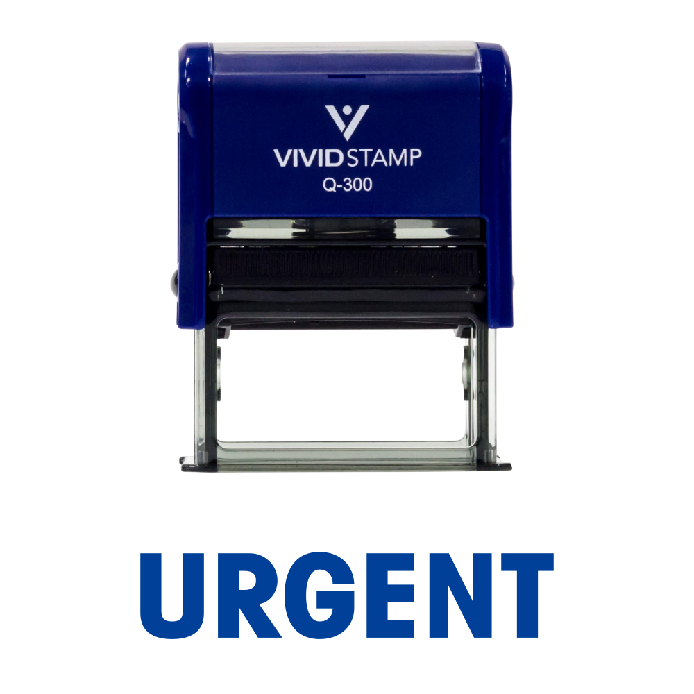 Basic Urgent Self Inking Rubber Stamp eBay