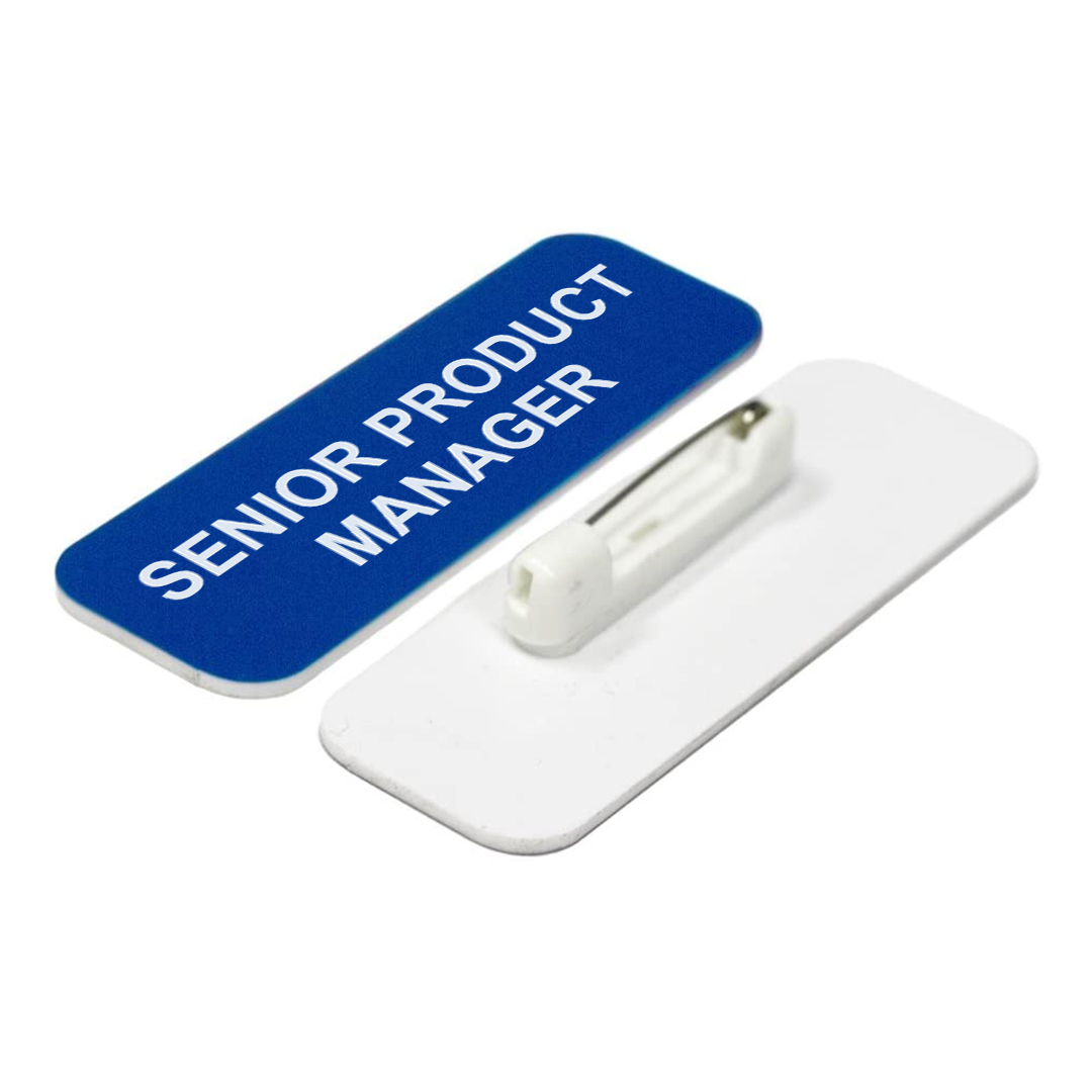 Senior Product Manager 1 x 3" Name Tag/Badge, (3 Pack) - Picture 13 of 19
