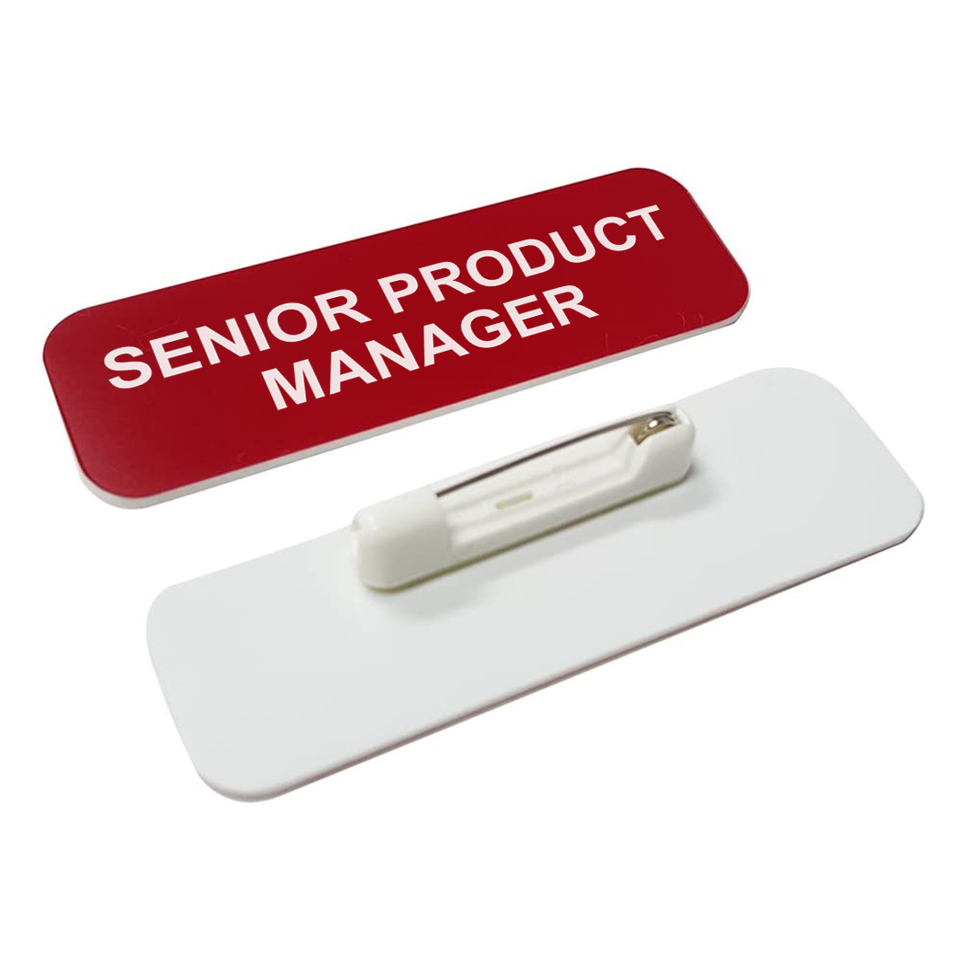 Senior Product Manager 1 x 3" Name Tag/Badge, (3 Pack) - Picture 15 of 19