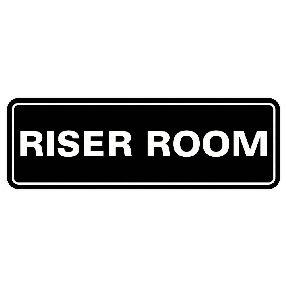 Riser Room Door / Wall Sign