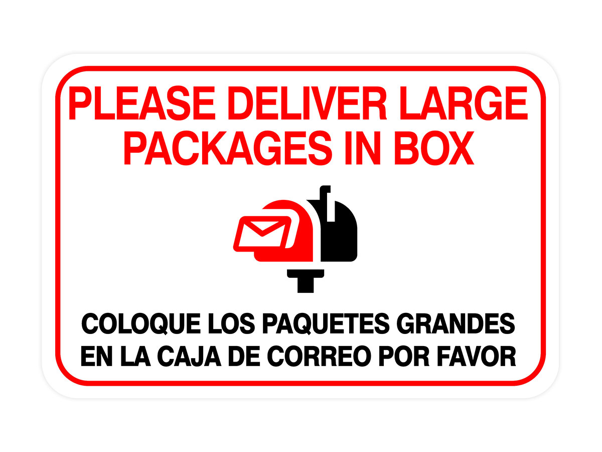 Classic Framed Plus Please Deliver Large Packages in Box