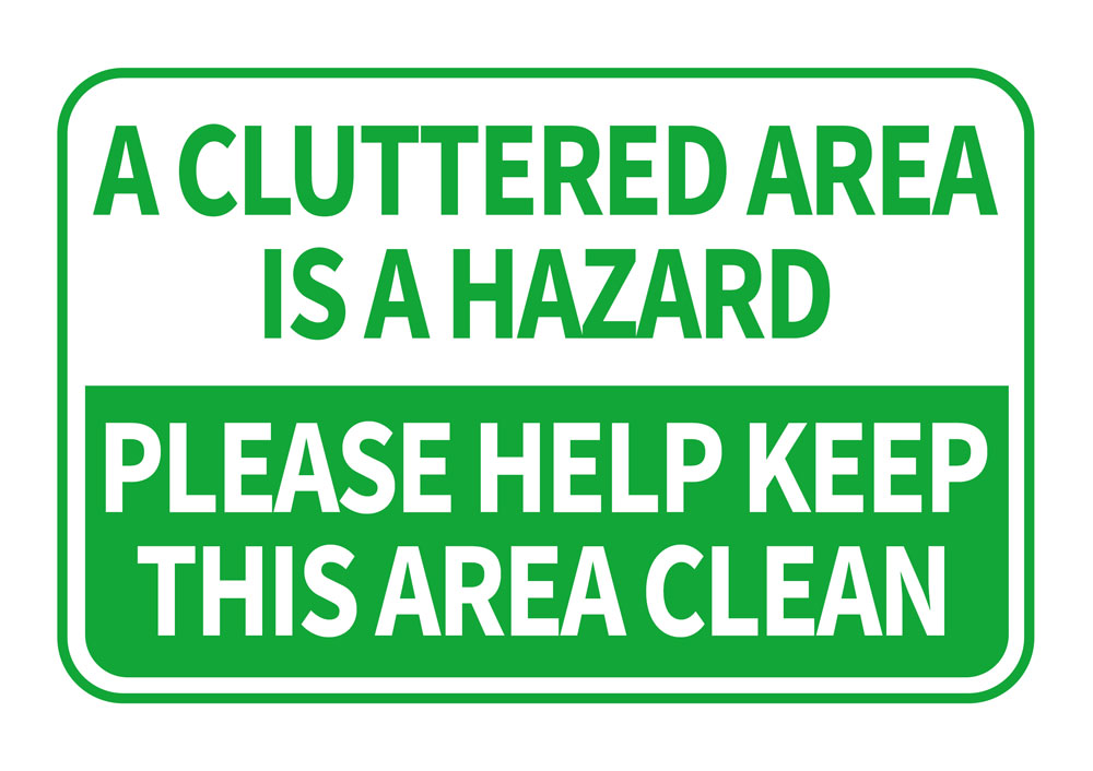 Classic Framed Plus A Cluttered Area Is A Hazard Please Help Keep This Area…