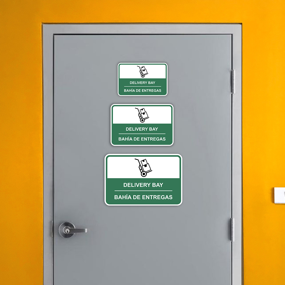 Klassisches gerahmtes Plus Lieferschacht Wand- oder Türschild - Bild 25 von 28