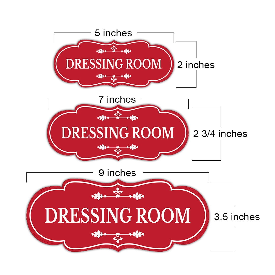 Designer Plus Dressing Room Wall or Door Sign | Business and Workplace Signage - Picture 16 of 36