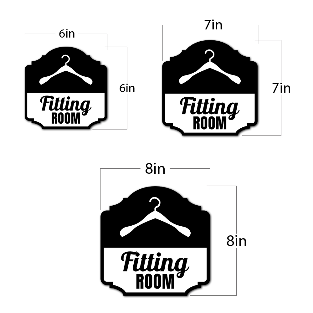 Heritage Plus Fitting Room Wall or Door Sign | Retail Store Signage | eBay