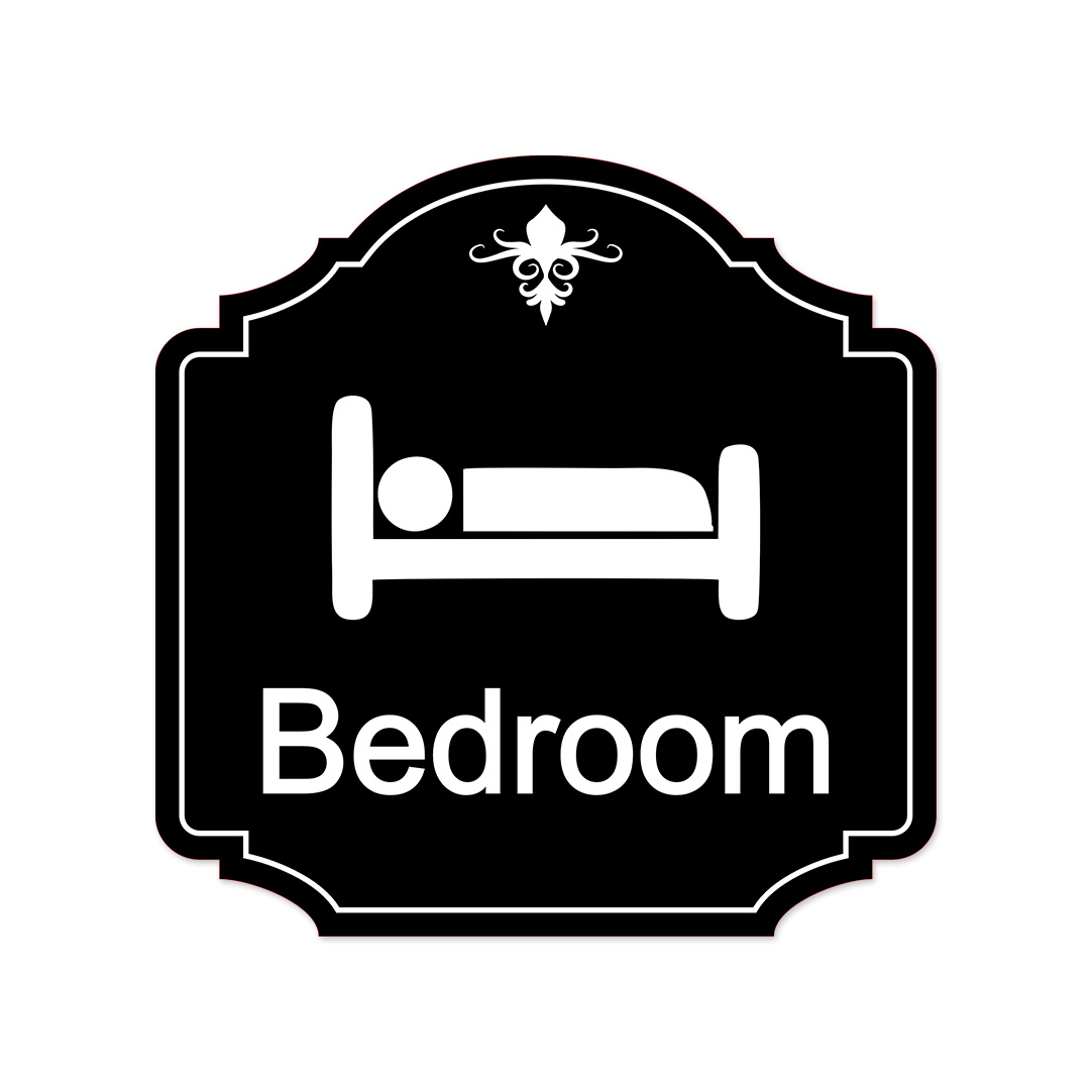 Heritage Plus Bedroom Wall or Door Sign | Home Decor