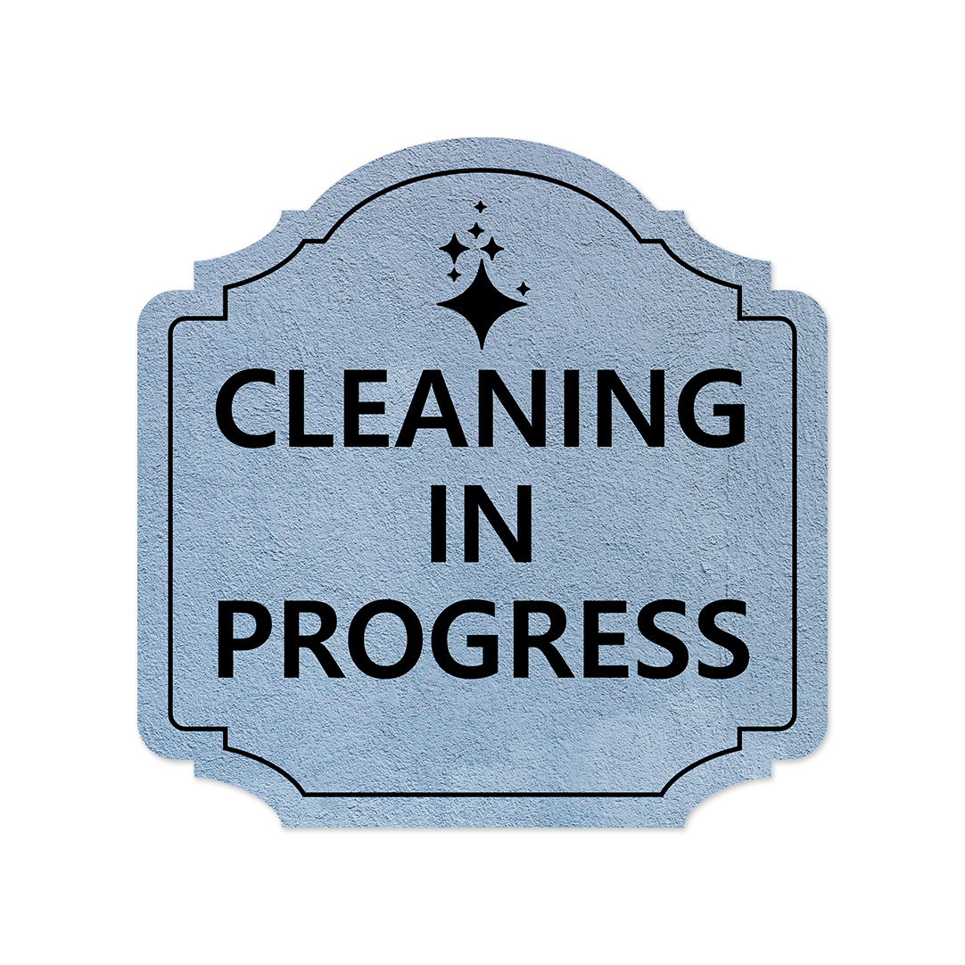 Heritage Plus Cleaning in Progress Wall or Door Sign | Business Signage