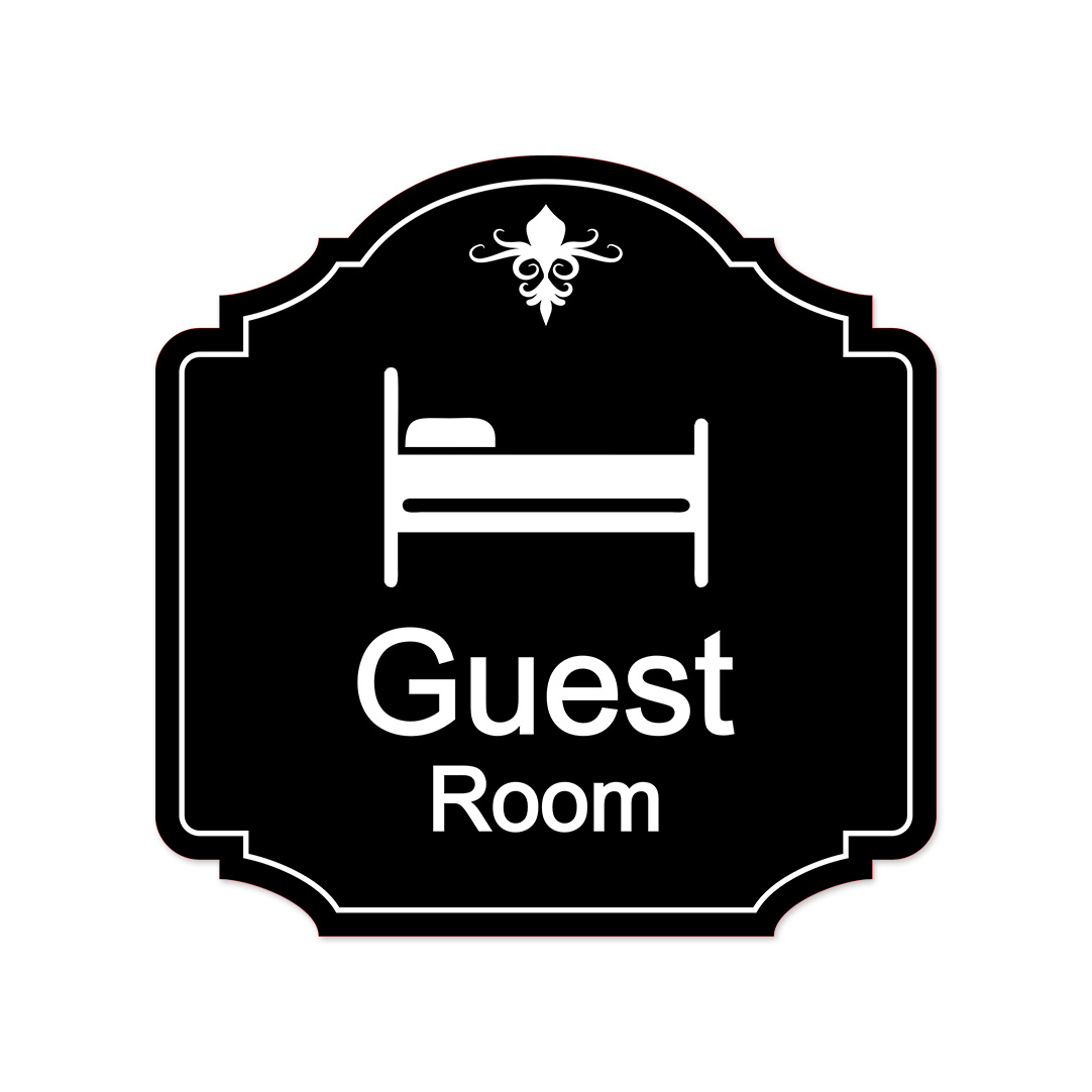 Heritage Plus Guest Room Wall or Door Sign | Home Decor