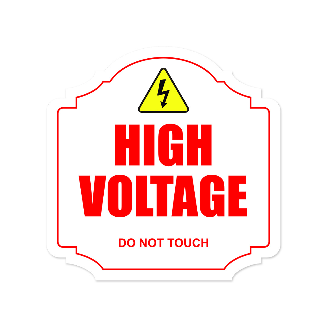Heritage Plus High Voltage – Do Not Touch Wall or Door Sign | Business Signage