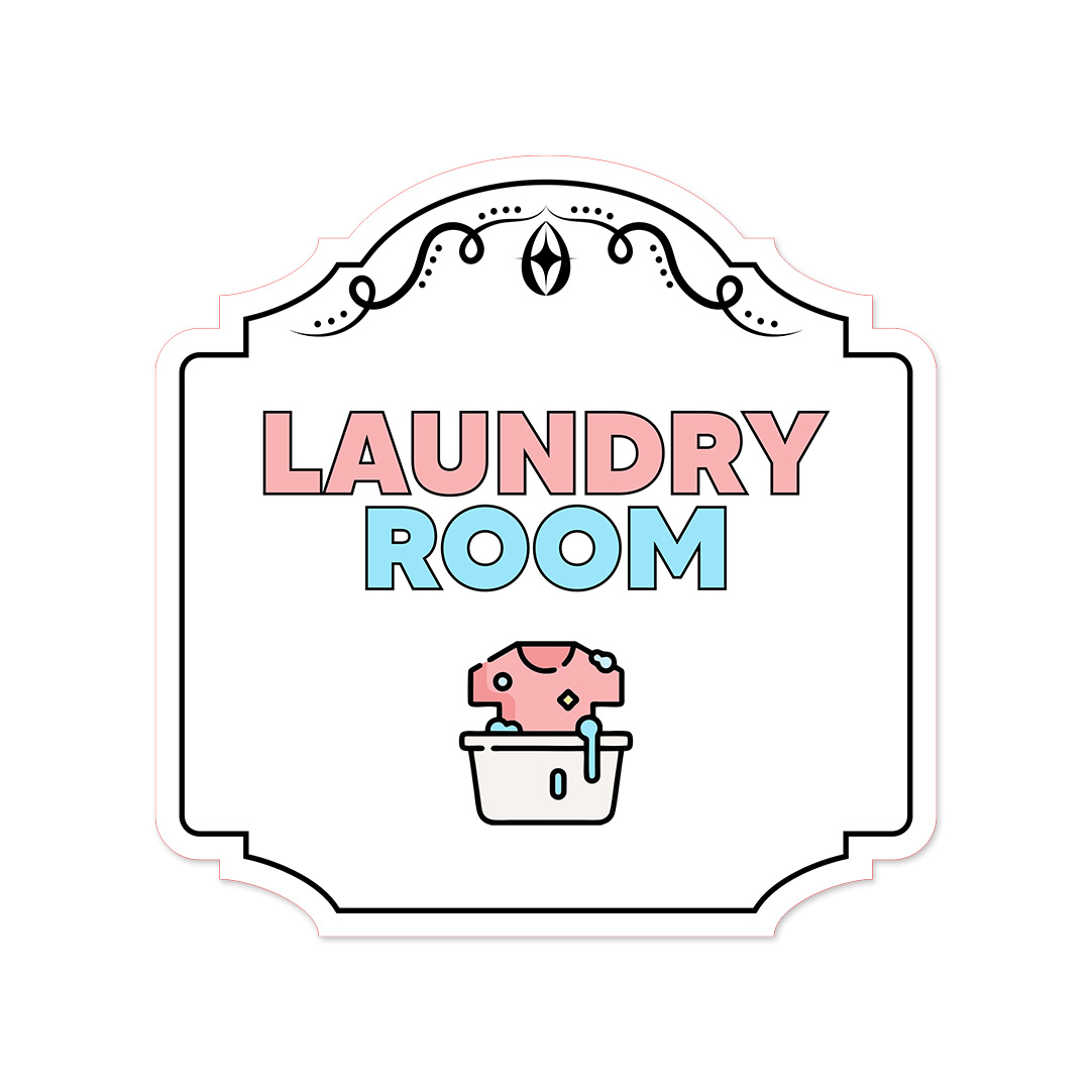 Heritage Plus Laundry Room Wall or Door Sign | Home Decor