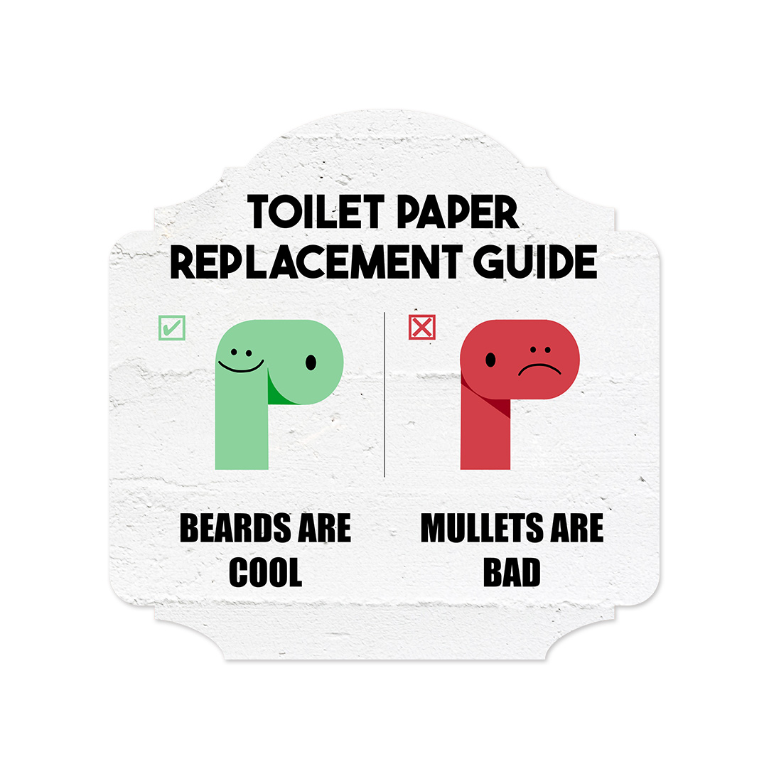 Heritage Plus Toilet Paper Replacement Guide Beards Are Cool Mullets Are Bad
