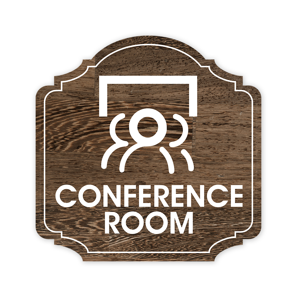 Heritage Plus Conference Room Wall or Door Sign | Office Workplace Signage