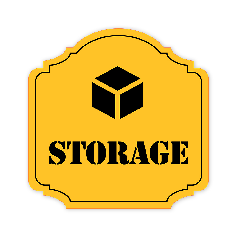 Heritage Plus Storage Wall or Door Sign | Business Office Signage