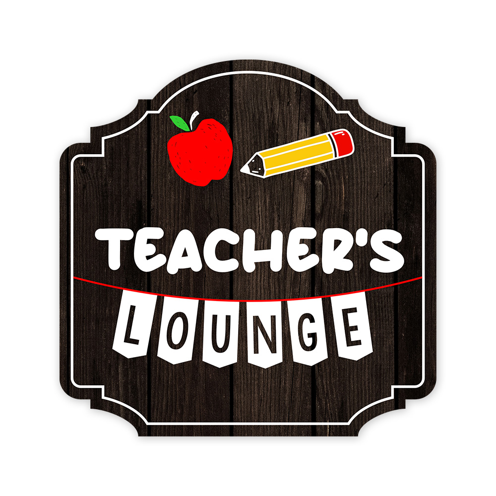 Heritage Plus Teacher’s Lounge Wall or Door Sign | School Signage