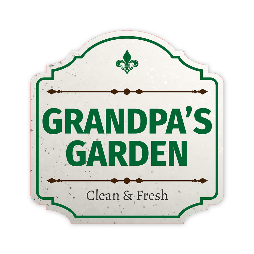 Heritage Plus Grandpa’s Garden Clean & Fresh Wall or Door Sign | Home Decor