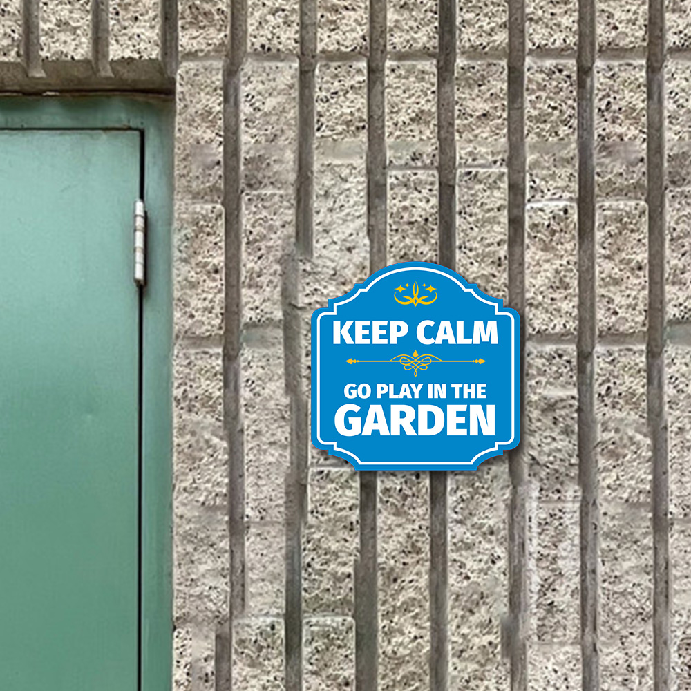 Heritage Plus Keep Calm Go Play In The Garden Wall or Door Sign | Home Decor - Picture 15 of 36