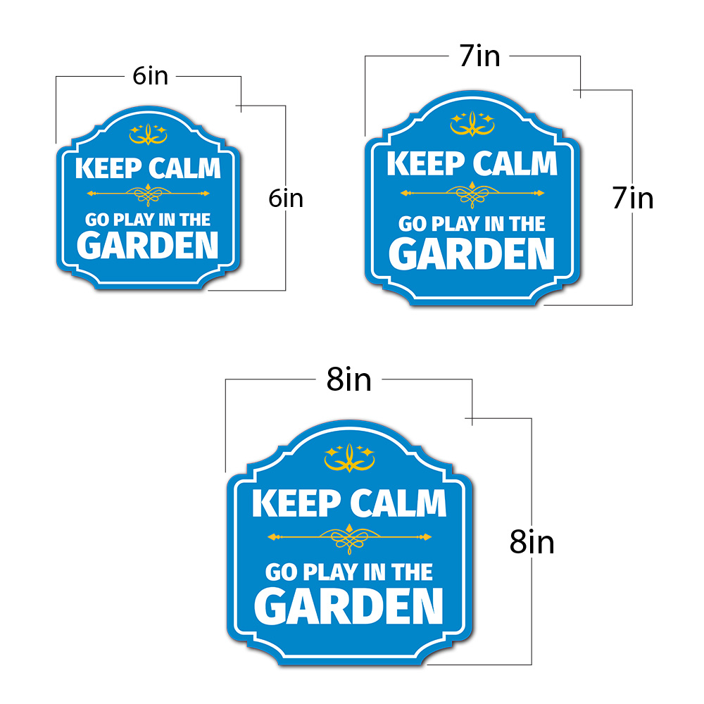 Heritage Plus Keep Calm Go Play In The Garden Wall or Door Sign | Home Decor - Picture 25 of 36