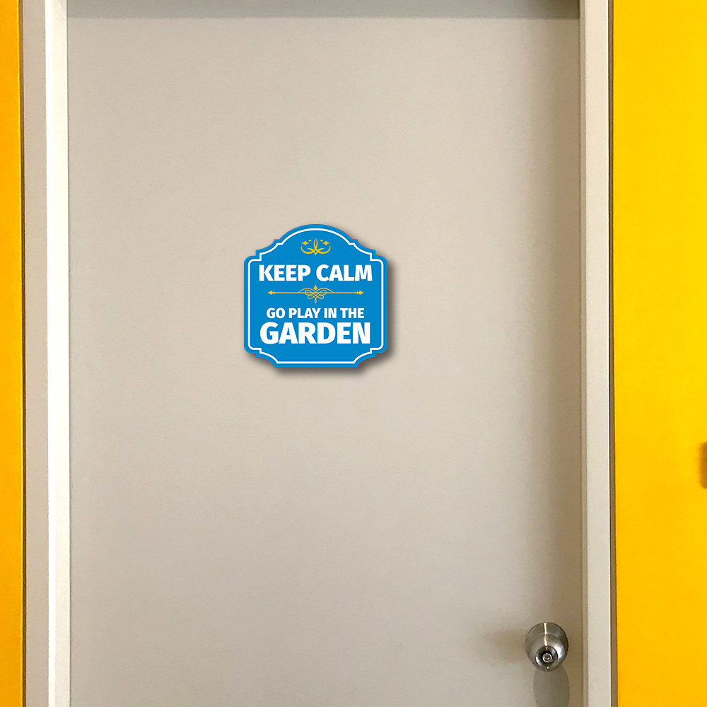 Heritage Plus Keep Calm Go Play In The Garden Wall or Door Sign | Home Decor - Picture 22 of 36