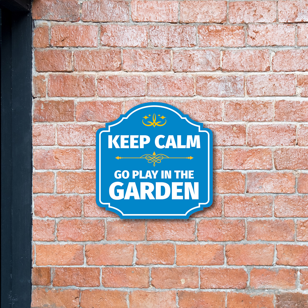 Heritage Plus Keep Calm Go Play In The Garden Wall or Door Sign | Home Decor - Picture 30 of 36