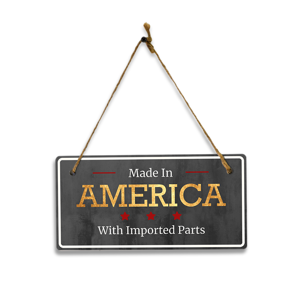 Patriotic and Funny Jokes 5×10 Hanging Plus Wall or Door Sign