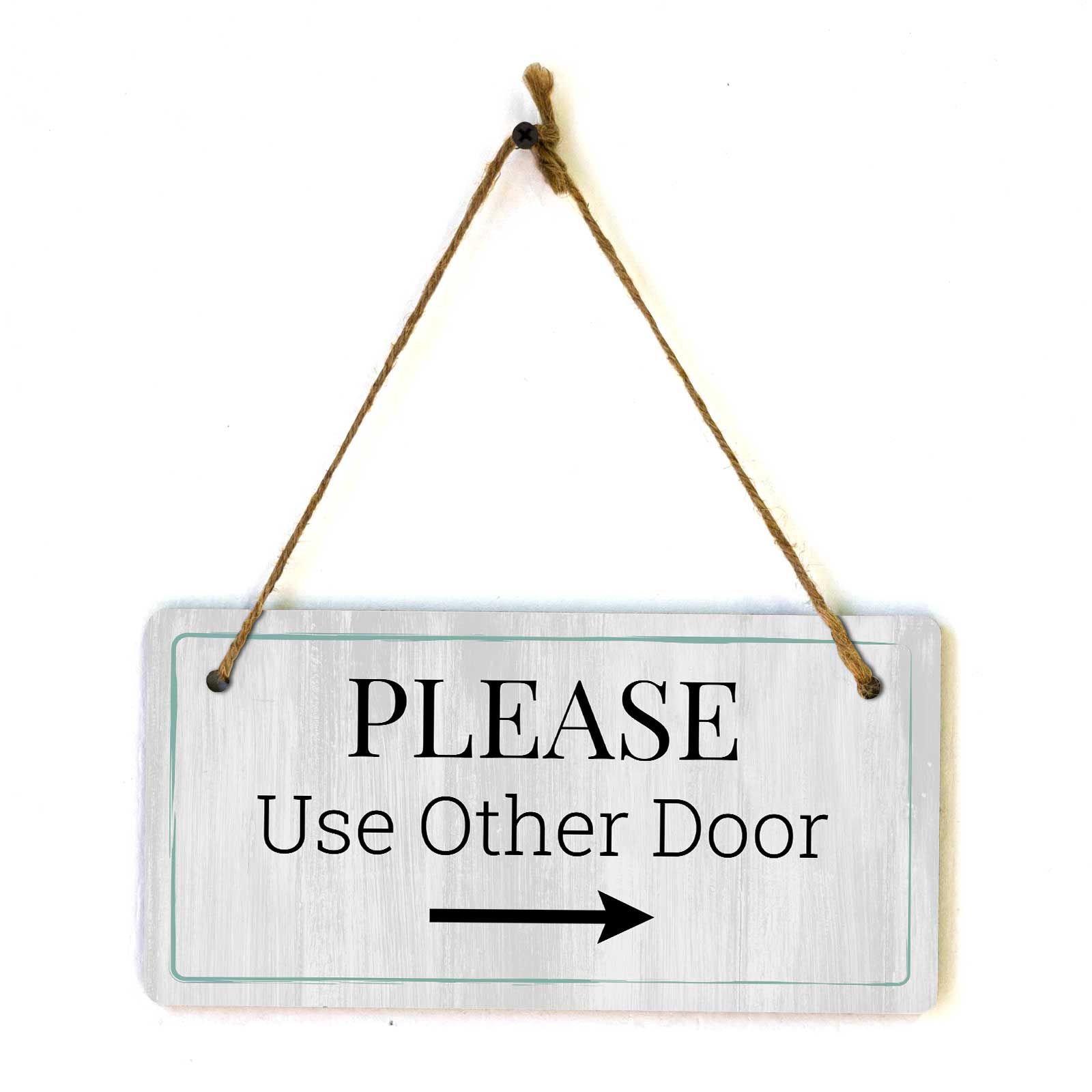 Instructions & Reminders | Rustic White Wood 5 x 10″ Hanging Signs