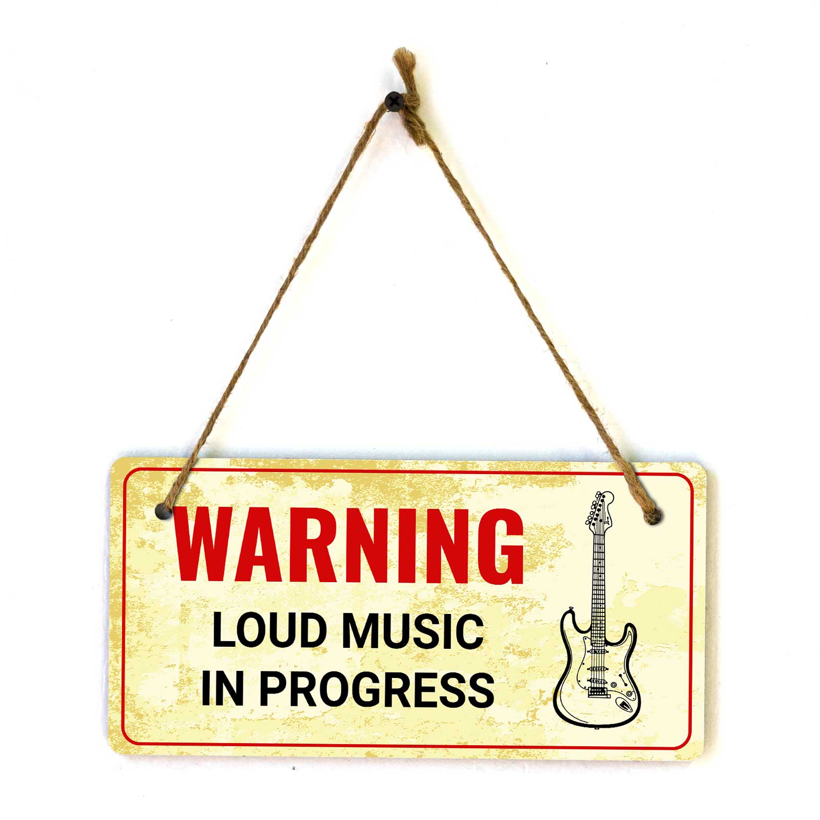 Funny Music Decor 5×10 Hanging Plus Wall or Door Sign