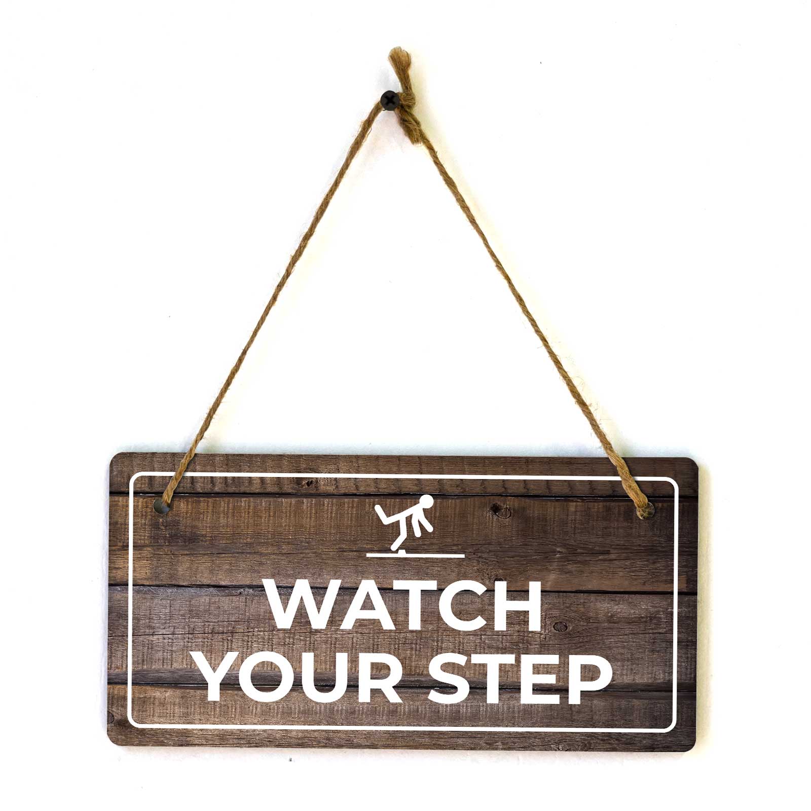 Directional & People Guidance | Rustic Dark Wood 5 x 10″ Hanging Signs