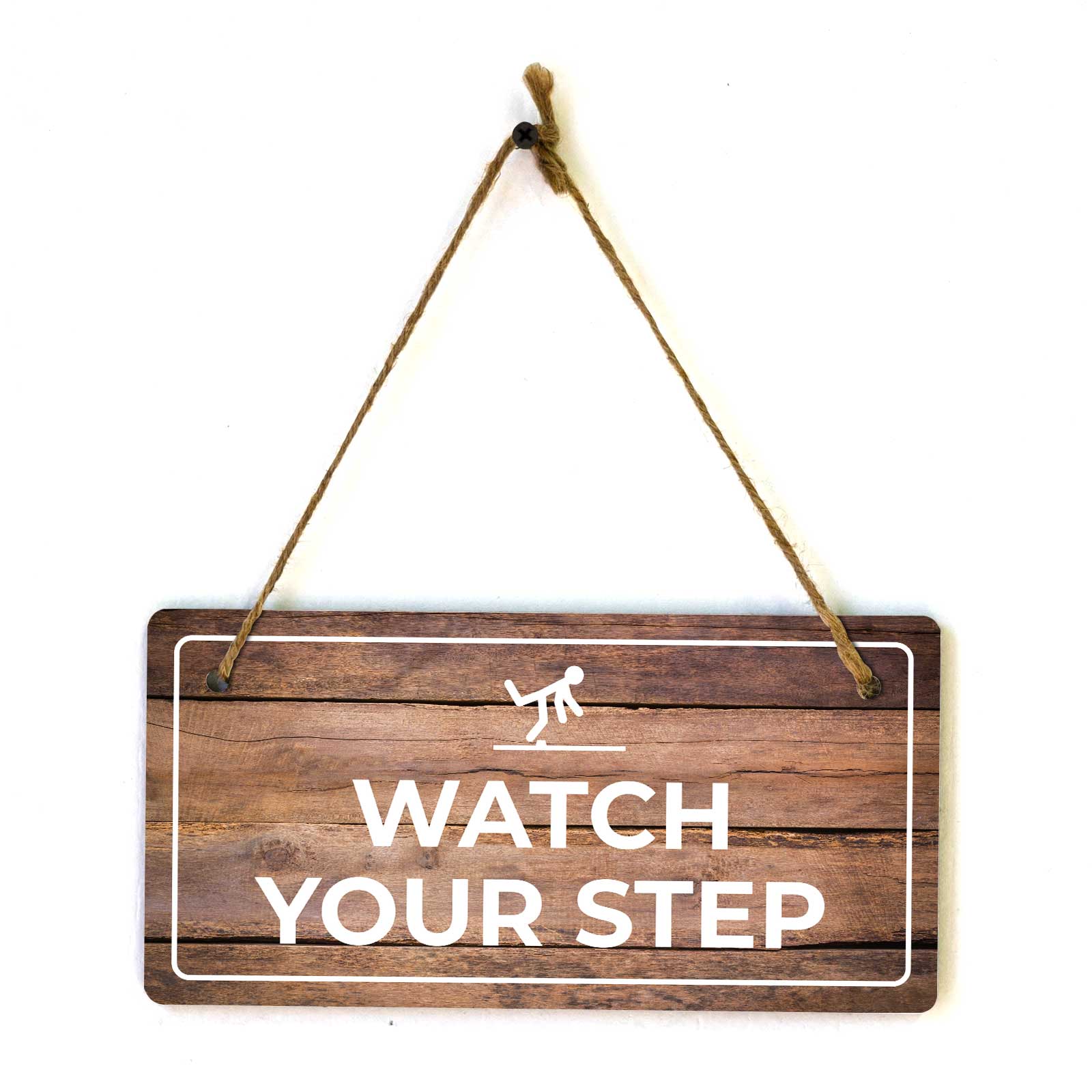 Directional & People Guidance | Rustic Oak Wood 5 x 10″ Hanging Signs