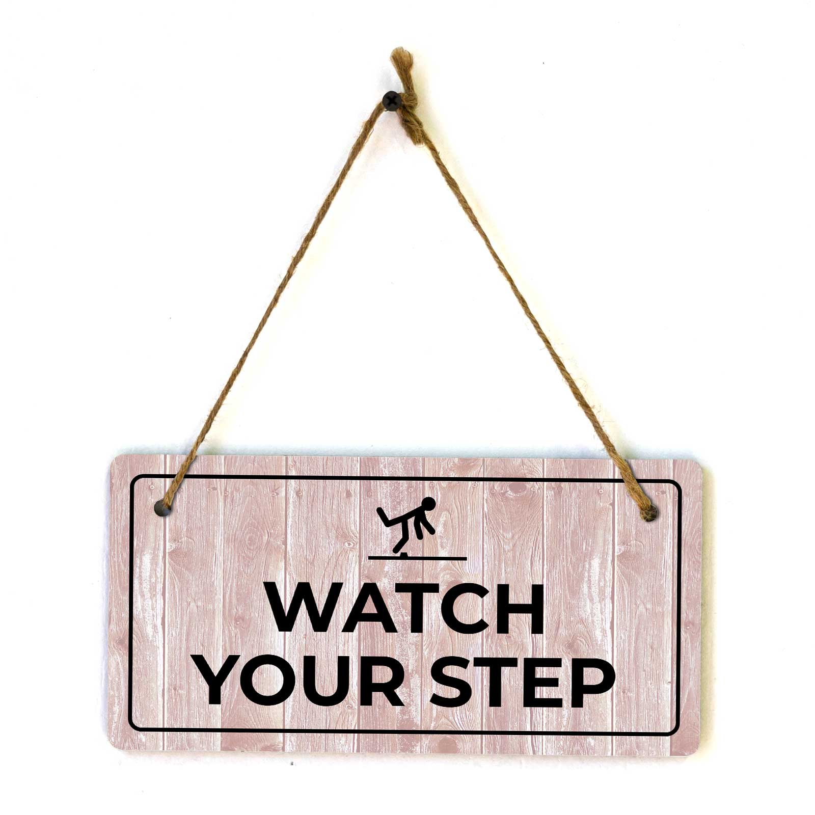 Directional & People Guidance | Rustic Red Wood 5 x 10″ Hanging Signs