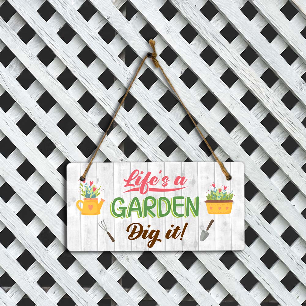 Gardening Appreciation 5x10 Hanging Plus Wall or Door Signs - Picture 106 of 144