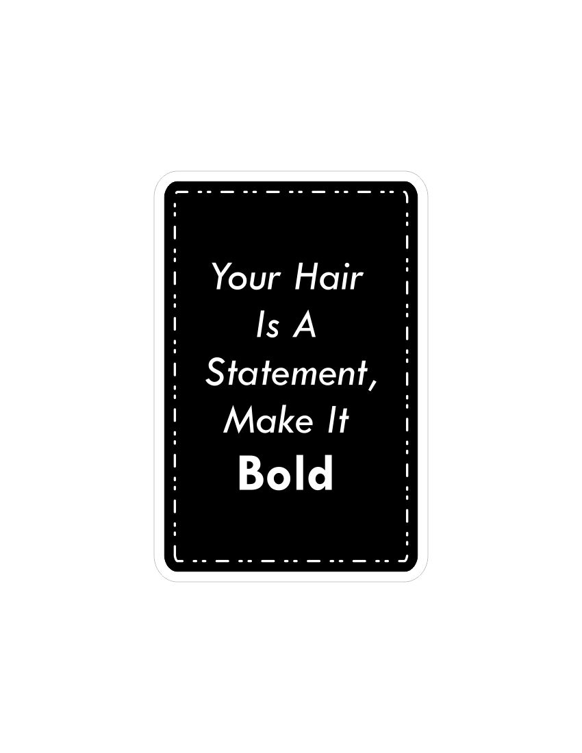 Portrait Round Plus our Hair Is A Reflection Of Your Personality, Let’s…