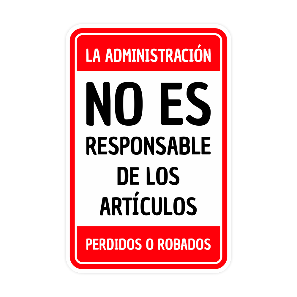 Portrait Round Plus La Administración No Es Responsable de los Artículos…