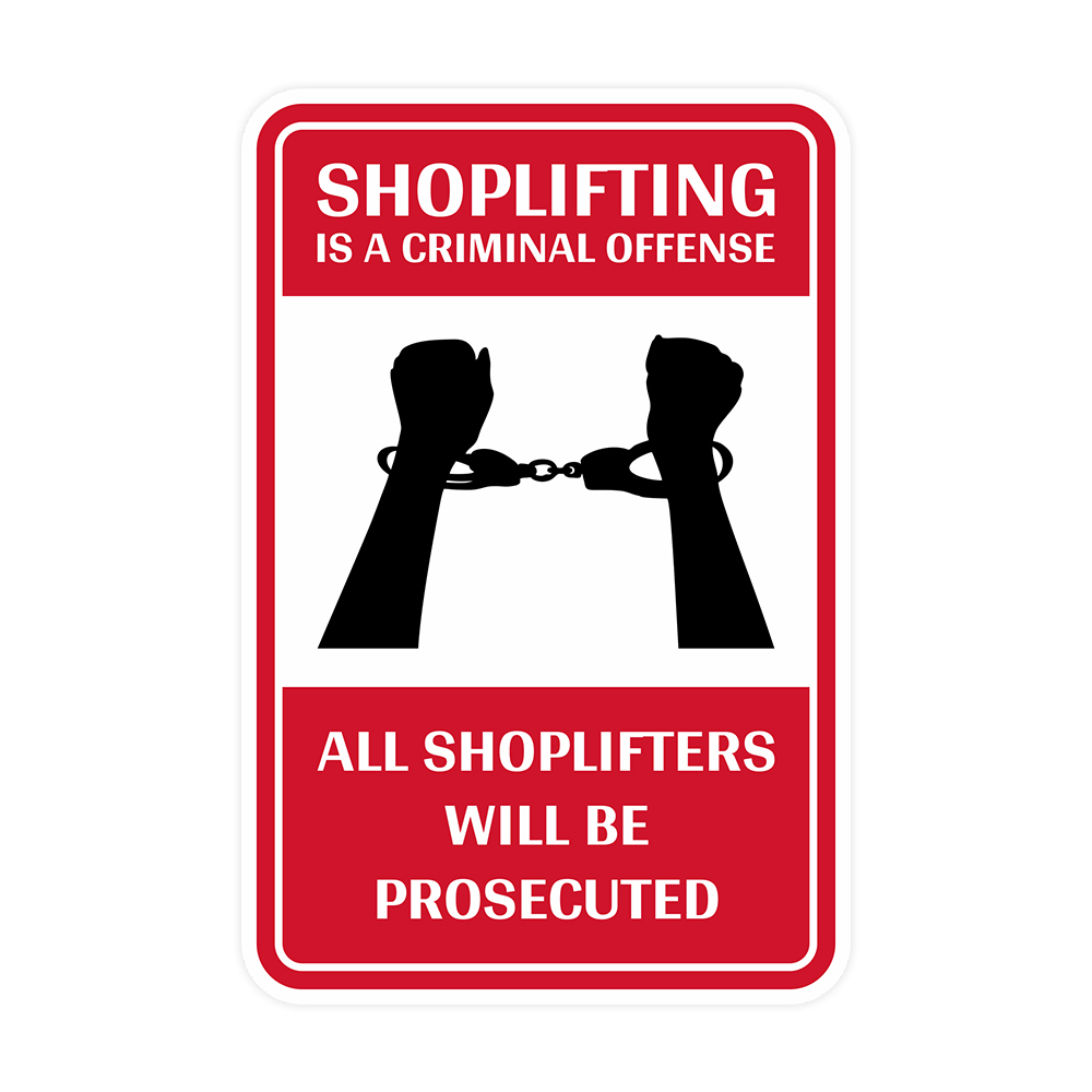 Portrait Round Plus Shoplifting Is A Criminal Offense All Shoplifters Will…