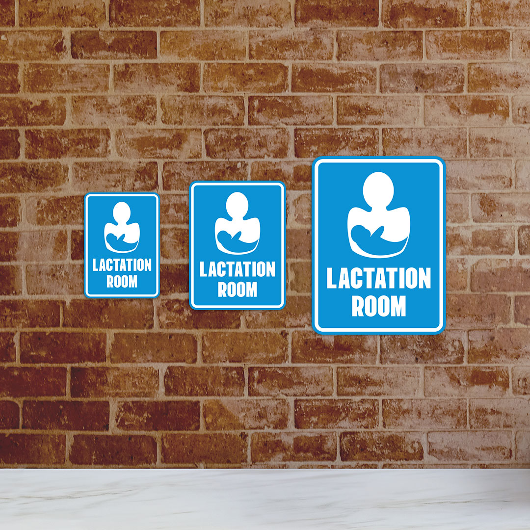 Portrait Round Plus Lactation Room Wall or Door Sign | Baby Rooms Signage - Picture 11 of 32