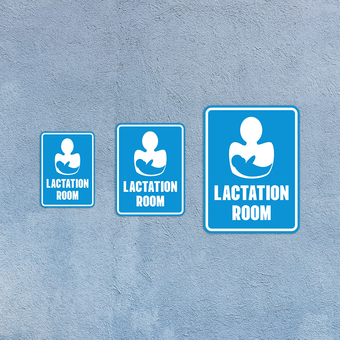 Portrait Round Plus Lactation Room Wall or Door Sign | Baby Rooms Signage - Picture 18 of 32
