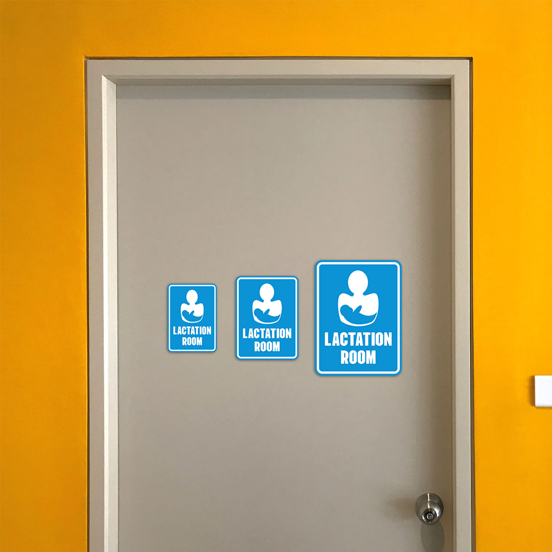 Portrait Round Plus Lactation Room Wall or Door Sign | Baby Rooms Signage - Picture 30 of 32
