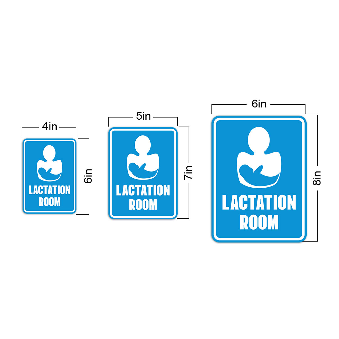 Portrait Round Plus Lactation Room Wall or Door Sign | Baby Rooms Signage - Picture 31 of 32