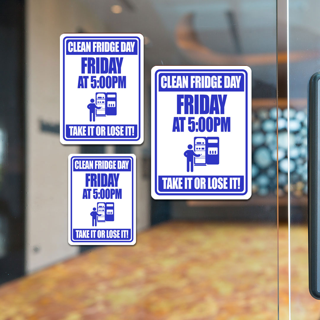 Portrait Round Plus Clean Fridge Day Friday At 5:00pm Take It Or Lose ...