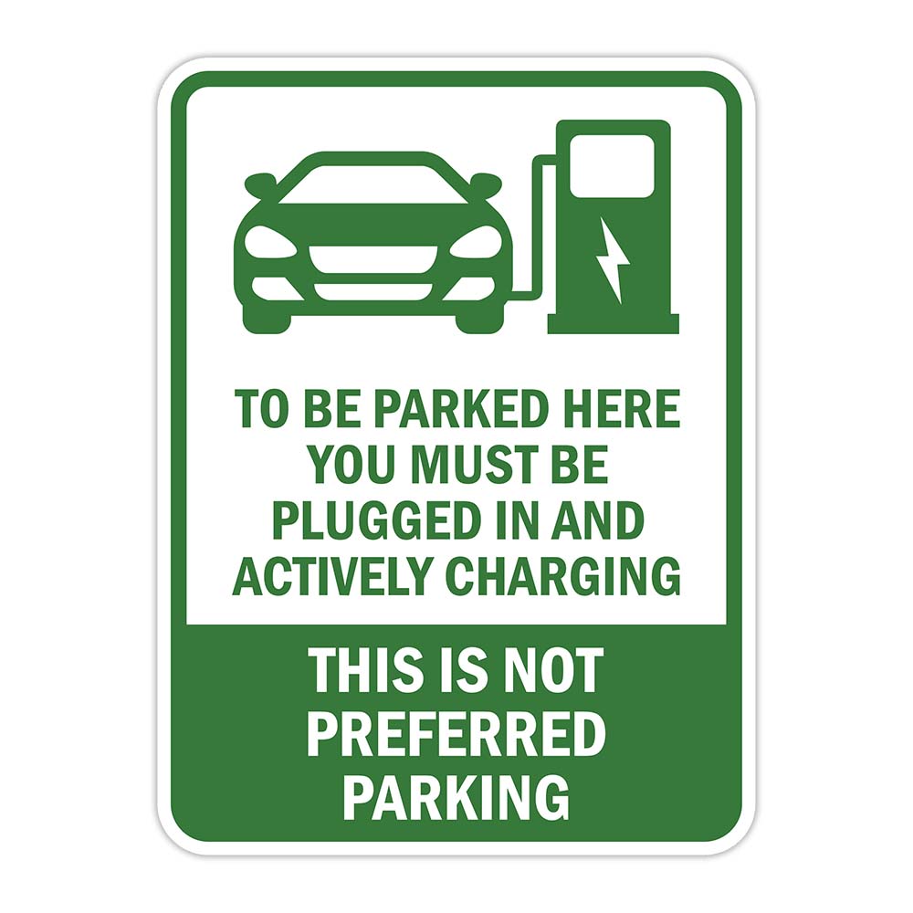 Portrait Round Plus To Be Parked Here You Must Be Plugged In And Actively….