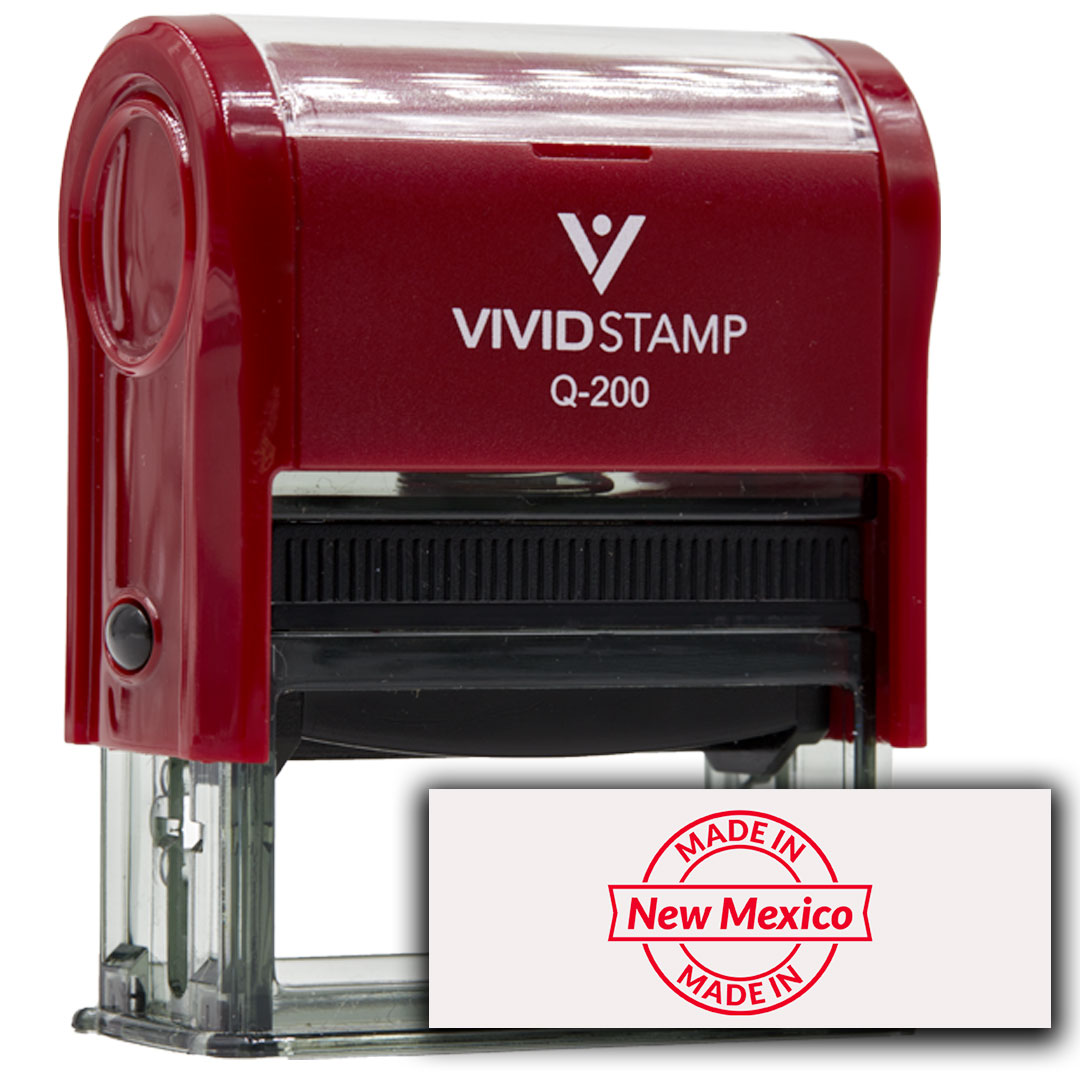 All Quality Made In New Mexico Self-Inking Rubber Stamp