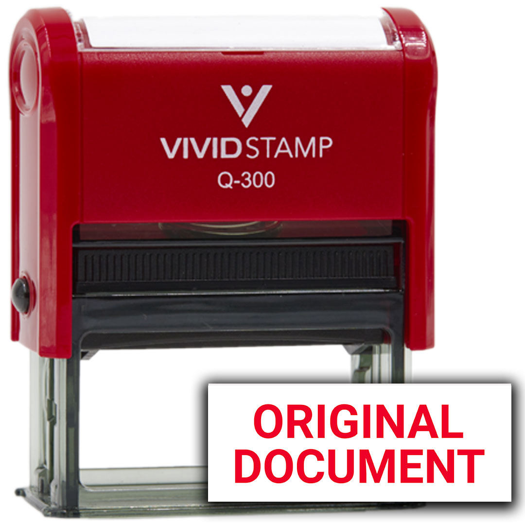 Original Document Self-Inking Rubber Stamp | Legal Rubber Stamps