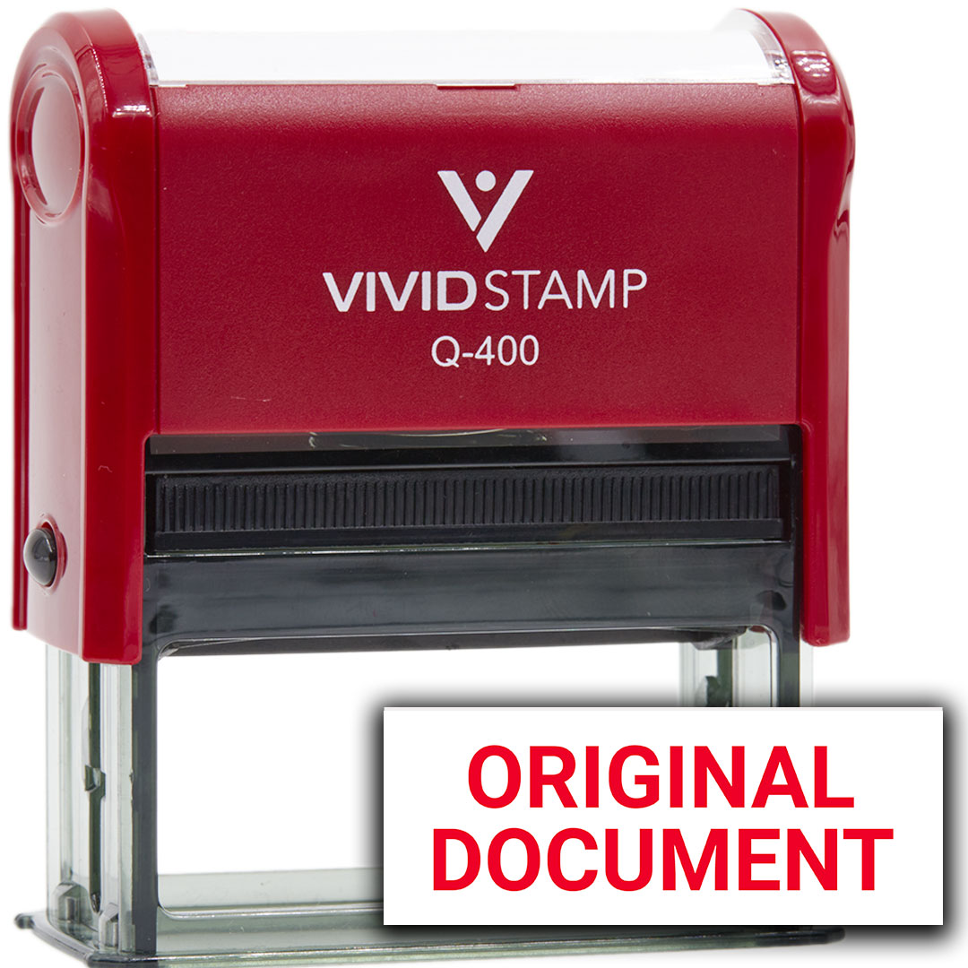 Original Document Self-Inking Rubber Stamp | Legal Rubber Stamps