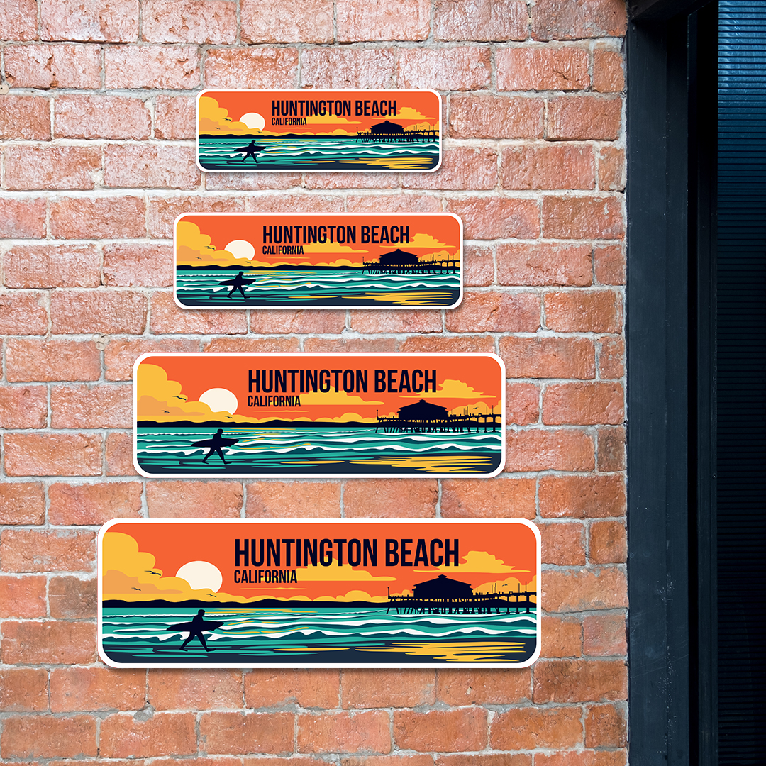 Standard Plus Huntington Beach, California Wall or Door Sign | Famous US Beaches - Picture 11 of 40