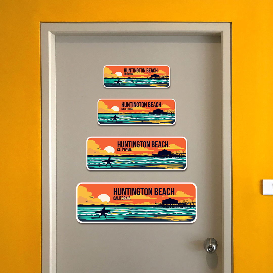 Standard Plus Huntington Beach, California Wall or Door Sign | Famous US Beaches - Picture 21 of 40
