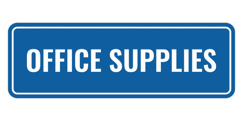Signs ByLITA Standard Office Supplies Wall or Door Sign | Office Signage