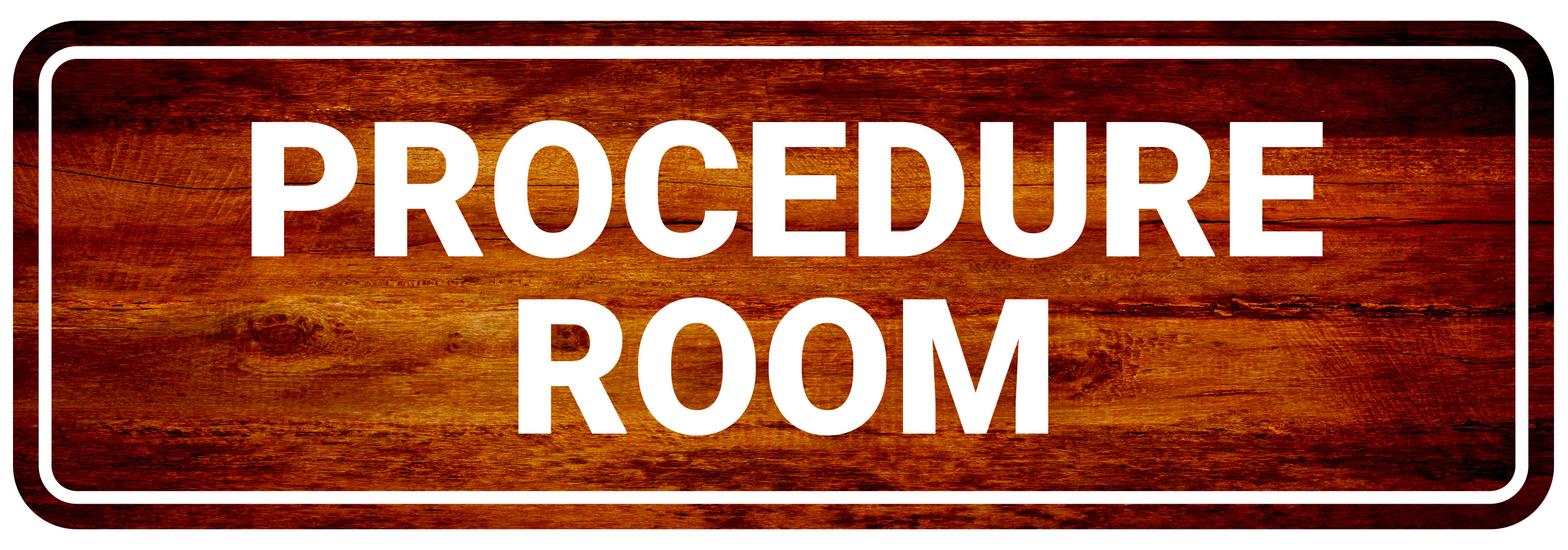 Standard Plus Procedure Room Wall or Door Sign | Office Signage