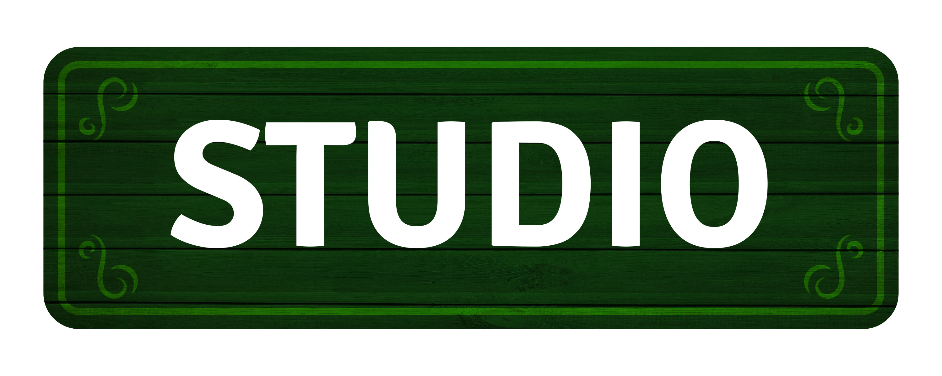 Standard Plus STUDIO Door or Wall Sign | Office & Home Signage