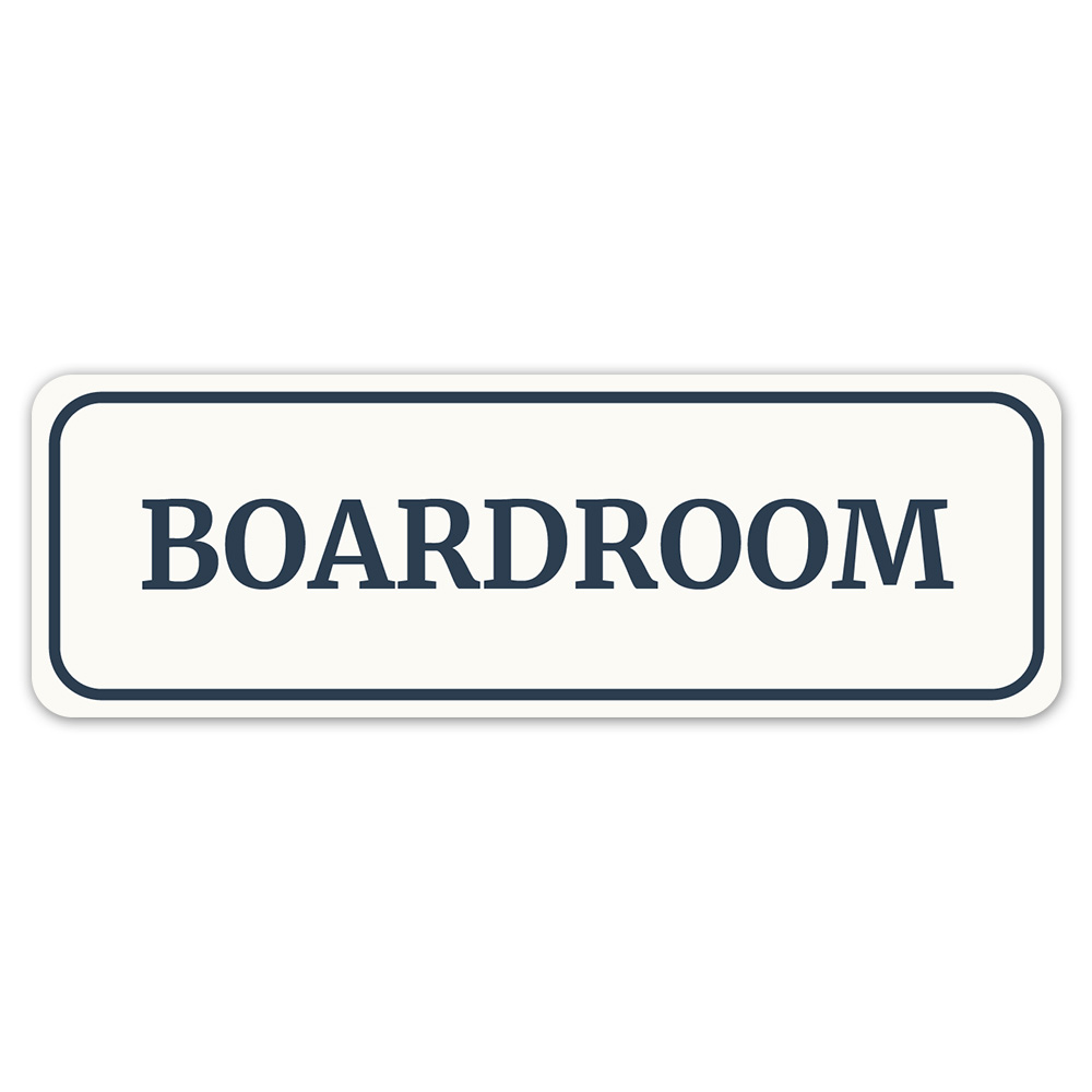 Standard Plus Boardroom Wall or Door Sign | Office Room Directions