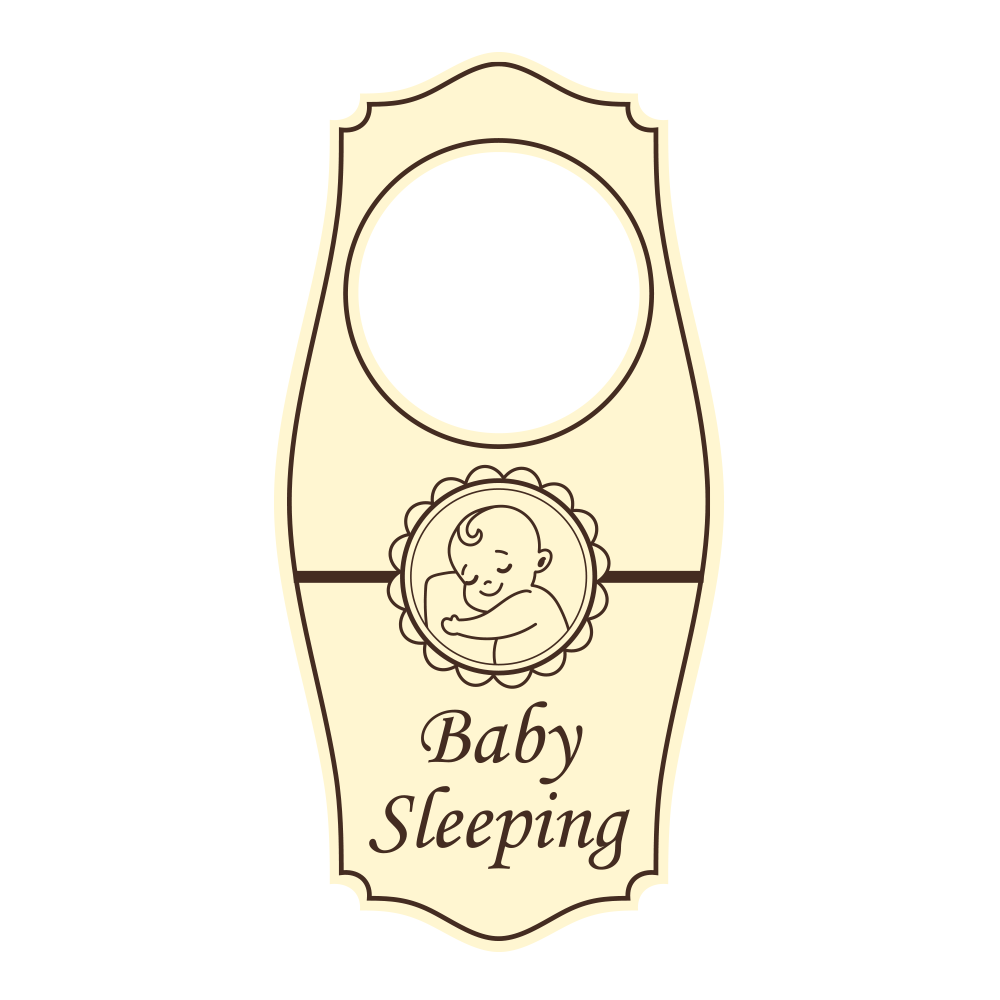 Signs ByLITA Baby Sleeping Door Hanger - Picture 41 of 75