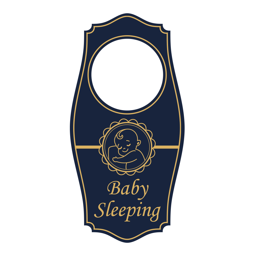 Signs ByLITA Baby Sleeping Door Hanger - Picture 46 of 75